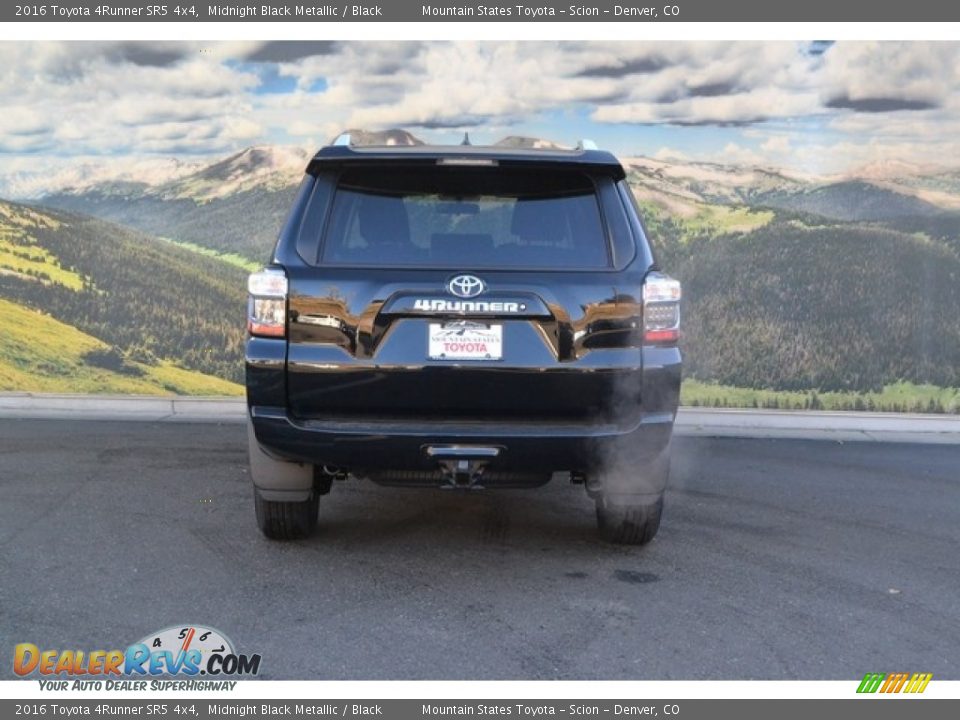 2016 Toyota 4Runner SR5 4x4 Midnight Black Metallic / Black Photo #4