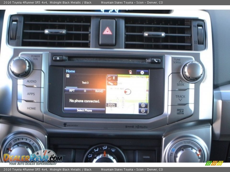 2016 Toyota 4Runner SR5 4x4 Midnight Black Metallic / Black Photo #6