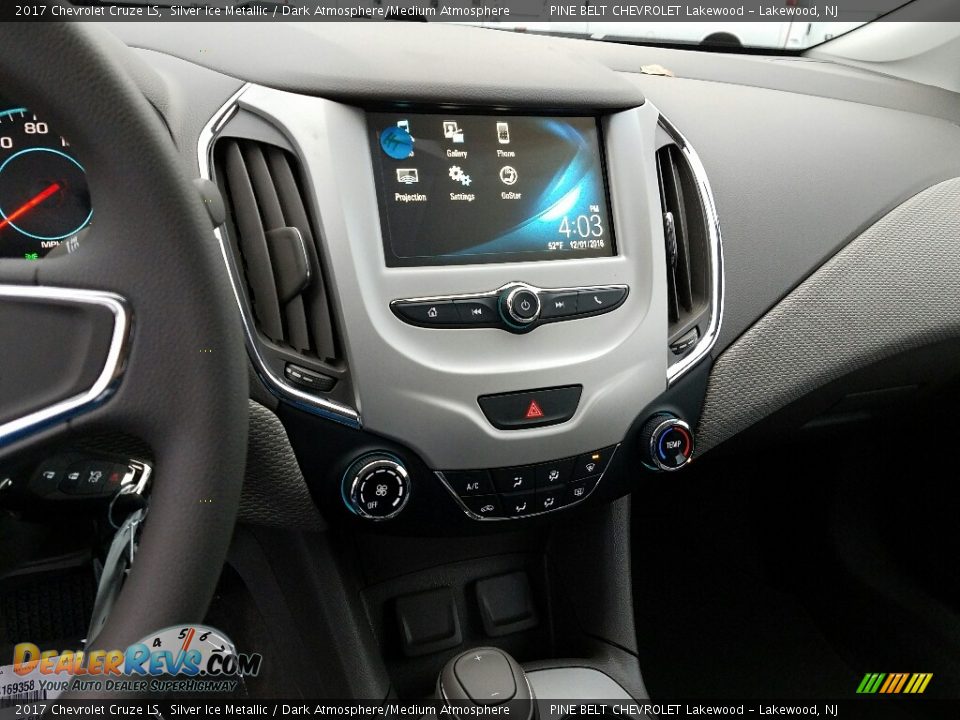 2017 Chevrolet Cruze LS Silver Ice Metallic / Dark Atmosphere/Medium Atmosphere Photo #10