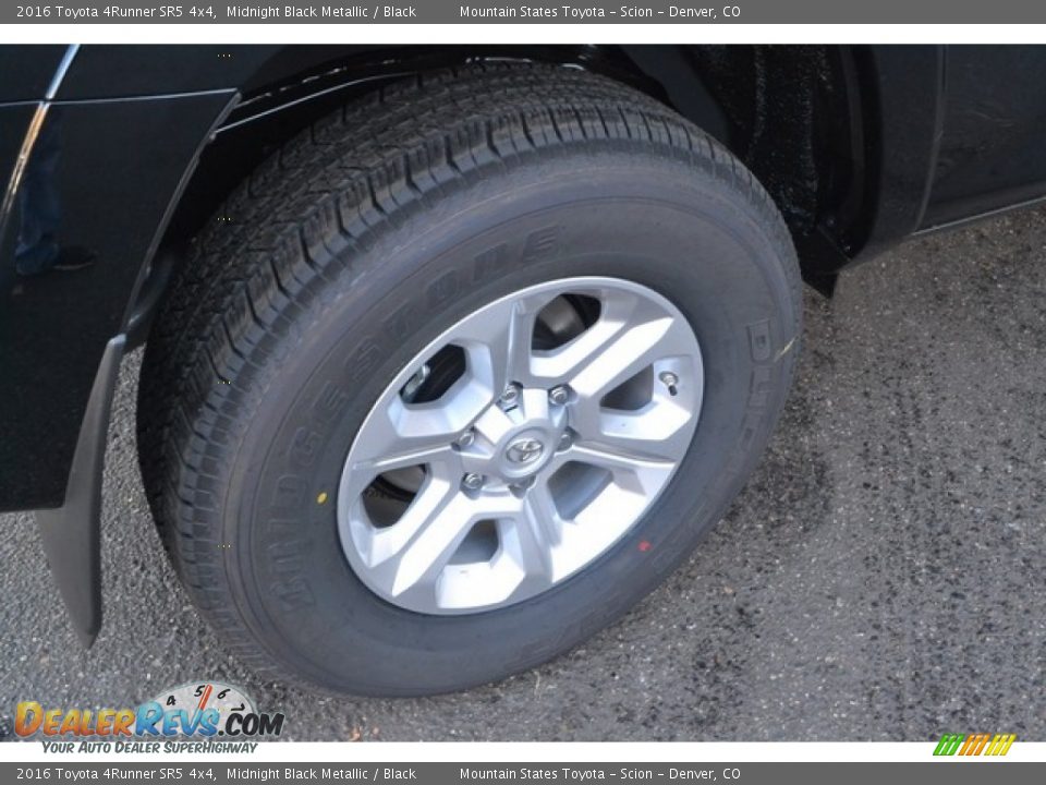 2016 Toyota 4Runner SR5 4x4 Midnight Black Metallic / Black Photo #9