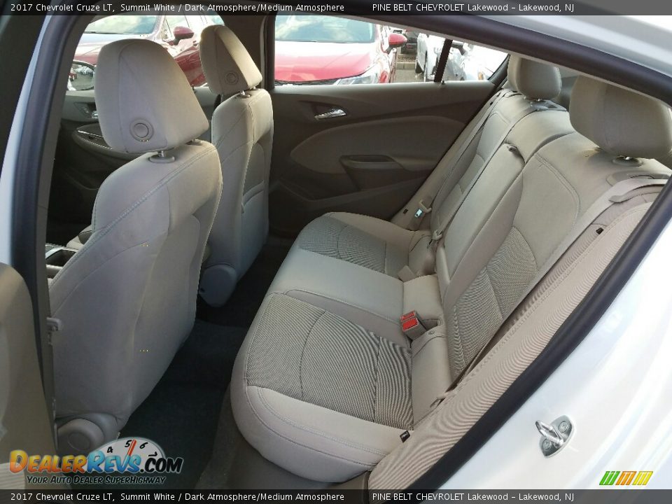 2017 Chevrolet Cruze LT Summit White / Dark Atmosphere/Medium Atmosphere Photo #6
