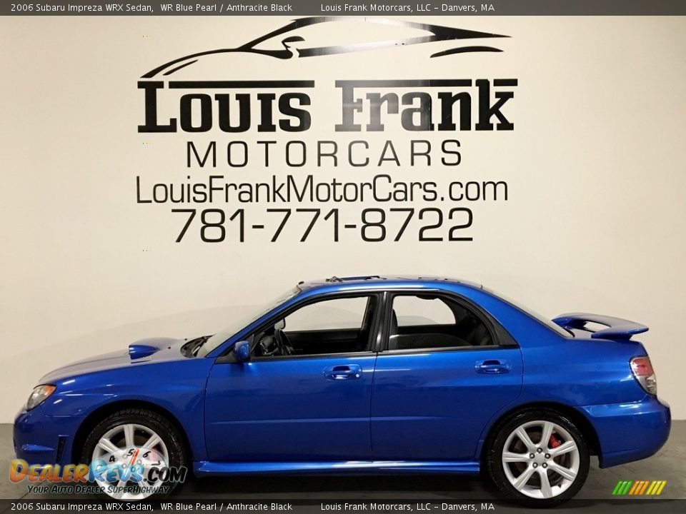 2006 Subaru Impreza WRX Sedan WR Blue Pearl / Anthracite Black Photo #1