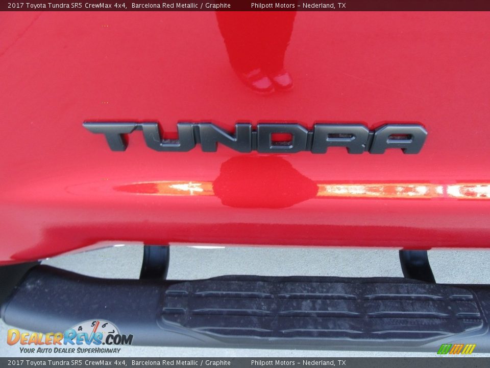2017 Toyota Tundra SR5 CrewMax 4x4 Barcelona Red Metallic / Graphite Photo #15