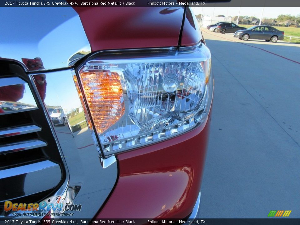 2017 Toyota Tundra SR5 CrewMax 4x4 Barcelona Red Metallic / Black Photo #9