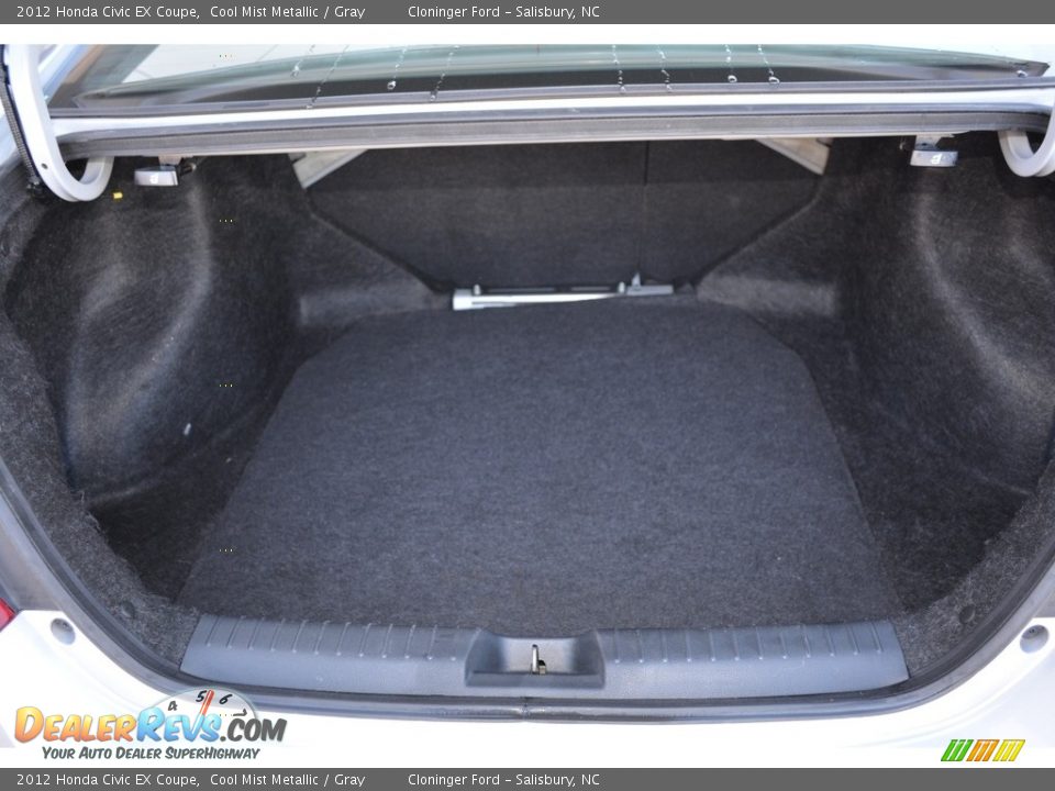 2012 Honda Civic EX Coupe Cool Mist Metallic / Gray Photo #12