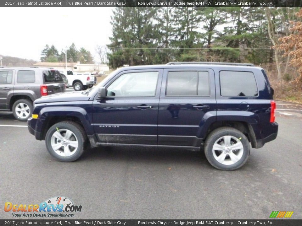 2017 Jeep Patriot Latitude 4x4 True Blue Pearl / Dark Slate Gray Photo #3