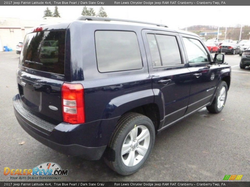 2017 Jeep Patriot Latitude 4x4 True Blue Pearl / Dark Slate Gray Photo #7
