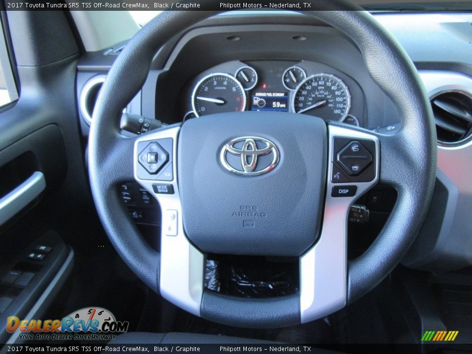 2017 Toyota Tundra SR5 TSS Off-Road CrewMax Steering Wheel Photo #30