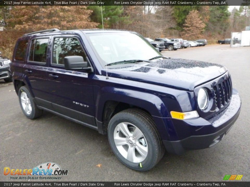 2017 Jeep Patriot Latitude 4x4 True Blue Pearl / Dark Slate Gray Photo #11
