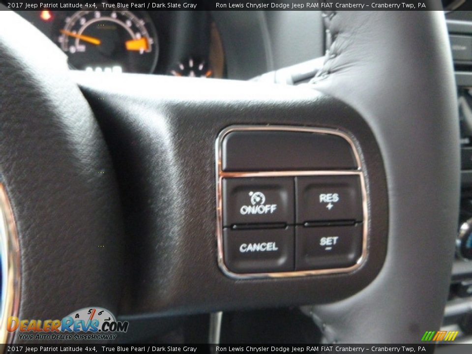2017 Jeep Patriot Latitude 4x4 True Blue Pearl / Dark Slate Gray Photo #19
