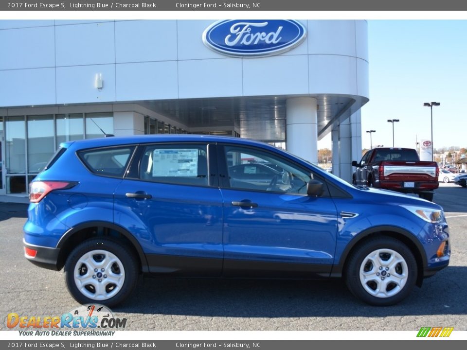 2017 Ford Escape S Lightning Blue / Charcoal Black Photo #2