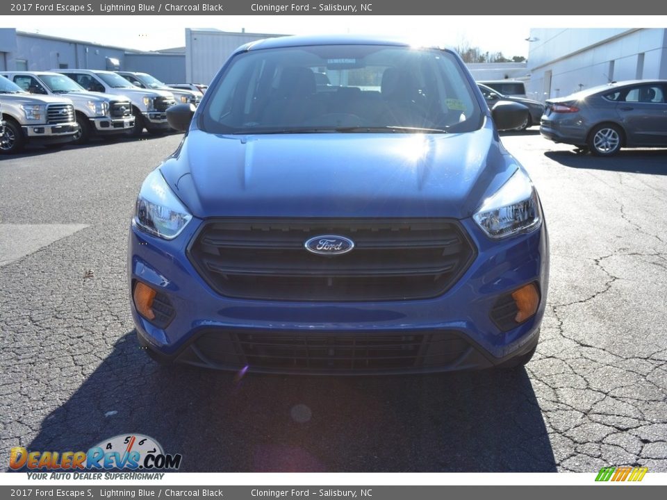 2017 Ford Escape S Lightning Blue / Charcoal Black Photo #4