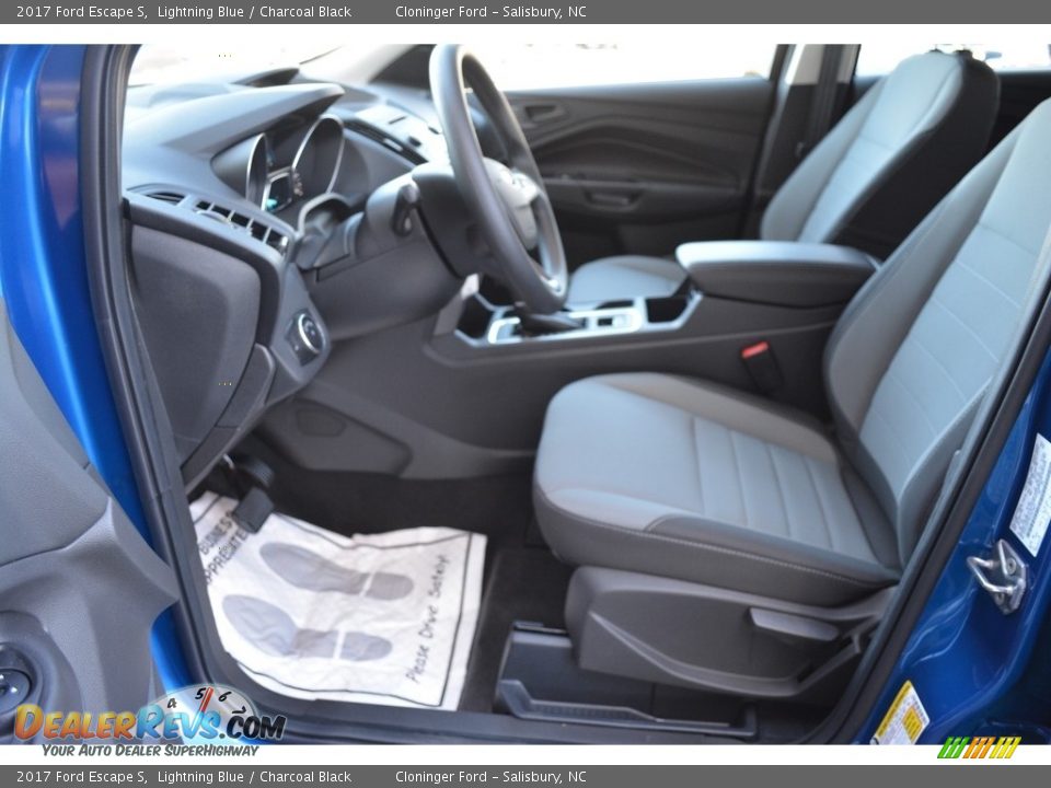 2017 Ford Escape S Lightning Blue / Charcoal Black Photo #6