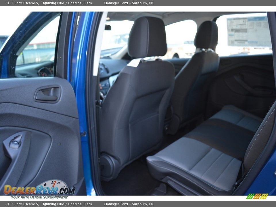 2017 Ford Escape S Lightning Blue / Charcoal Black Photo #8