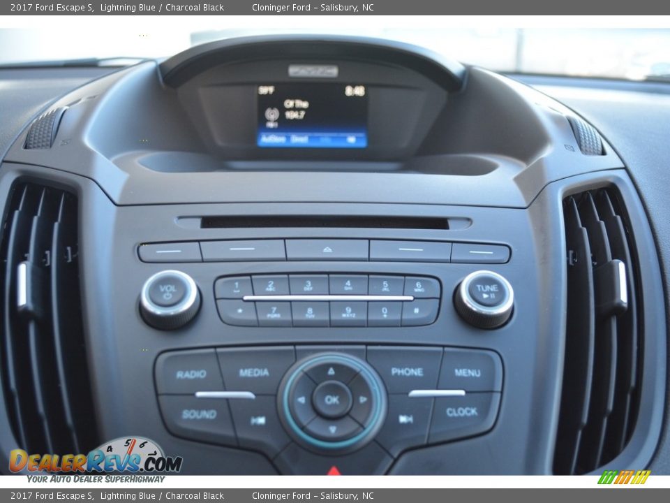 2017 Ford Escape S Lightning Blue / Charcoal Black Photo #10