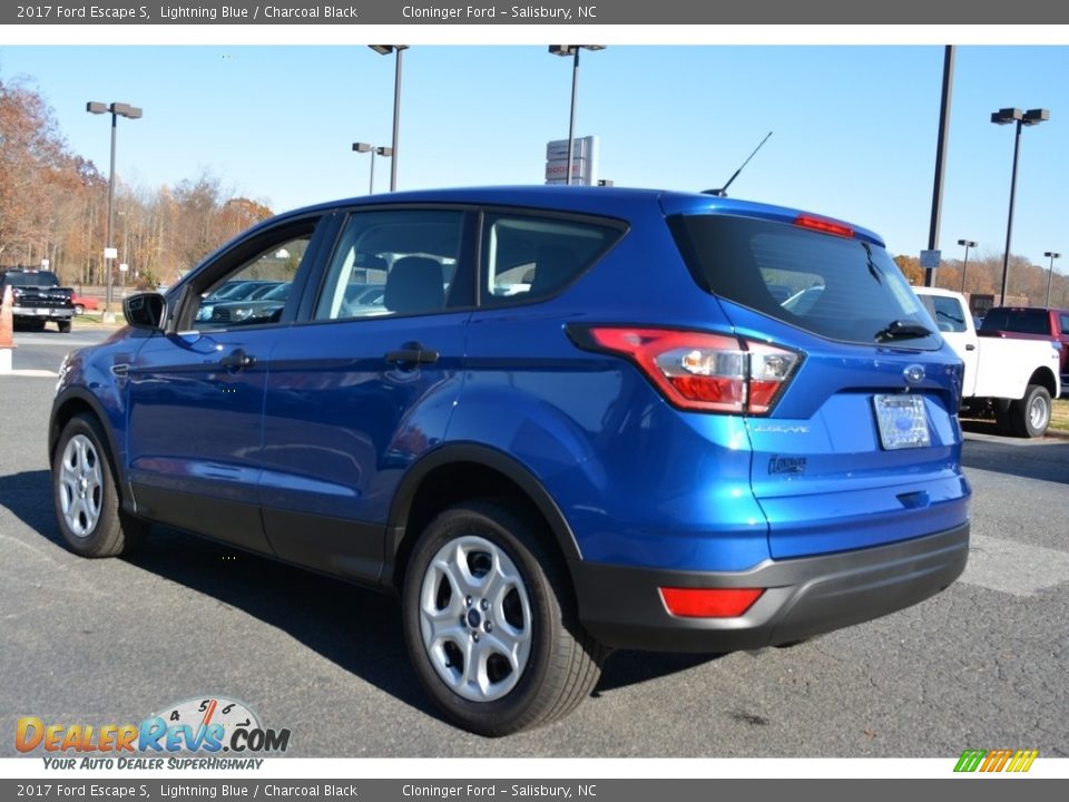 2017 Ford Escape S Lightning Blue / Charcoal Black Photo #19