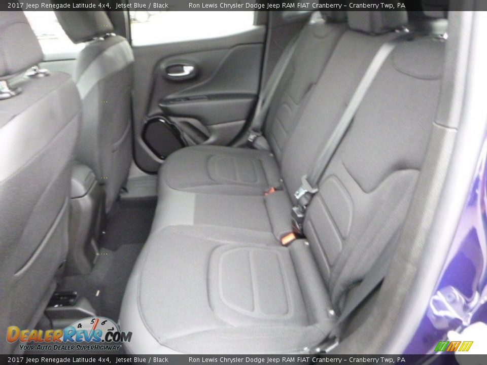 Rear Seat of 2017 Jeep Renegade Latitude 4x4 Photo #4
