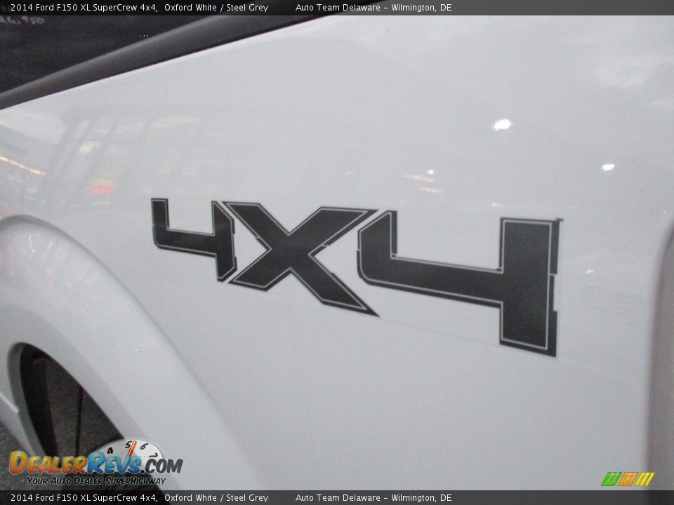 2014 Ford F150 XL SuperCrew 4x4 Oxford White / Steel Grey Photo #19