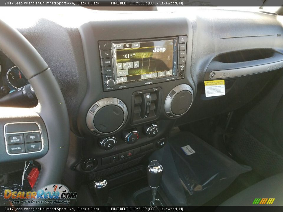 2017 Jeep Wrangler Unlimited Sport 4x4 Black / Black Photo #10