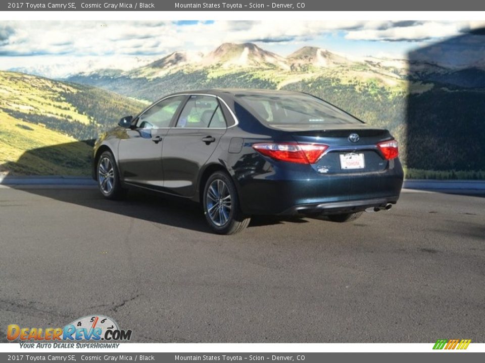 2017 Toyota Camry SE Cosmic Gray Mica / Black Photo #3