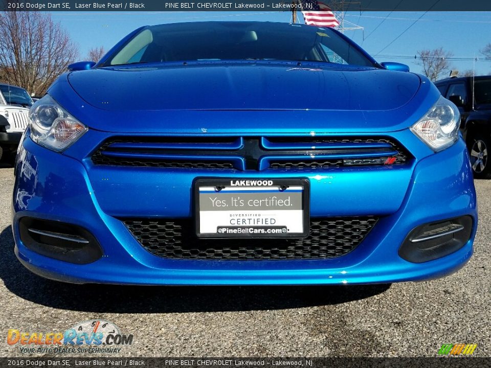 2016 Dodge Dart SE Laser Blue Pearl / Black Photo #2