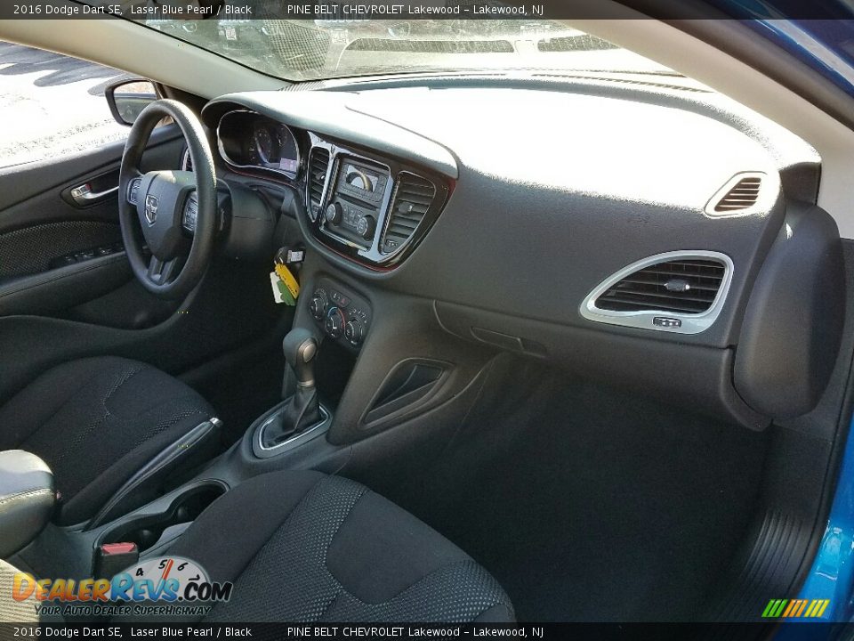2016 Dodge Dart SE Laser Blue Pearl / Black Photo #6