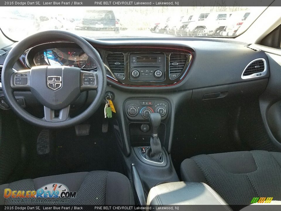 2016 Dodge Dart SE Laser Blue Pearl / Black Photo #12
