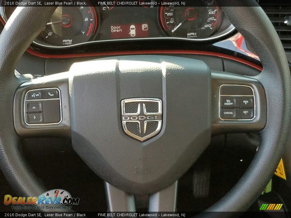 2016 Dodge Dart SE Laser Blue Pearl / Black Photo #13