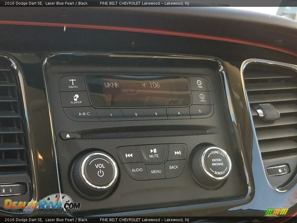 2016 Dodge Dart SE Laser Blue Pearl / Black Photo #17