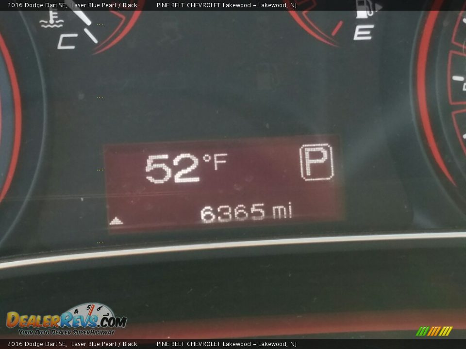 2016 Dodge Dart SE Laser Blue Pearl / Black Photo #18