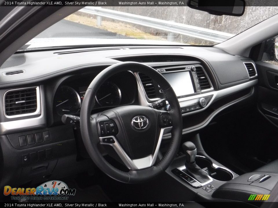2014 Toyota Highlander XLE AWD Silver Sky Metallic / Black Photo #11