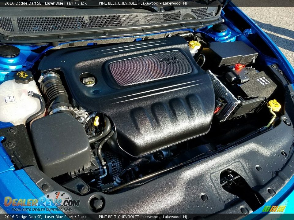 2016 Dodge Dart SE Laser Blue Pearl / Black Photo #25