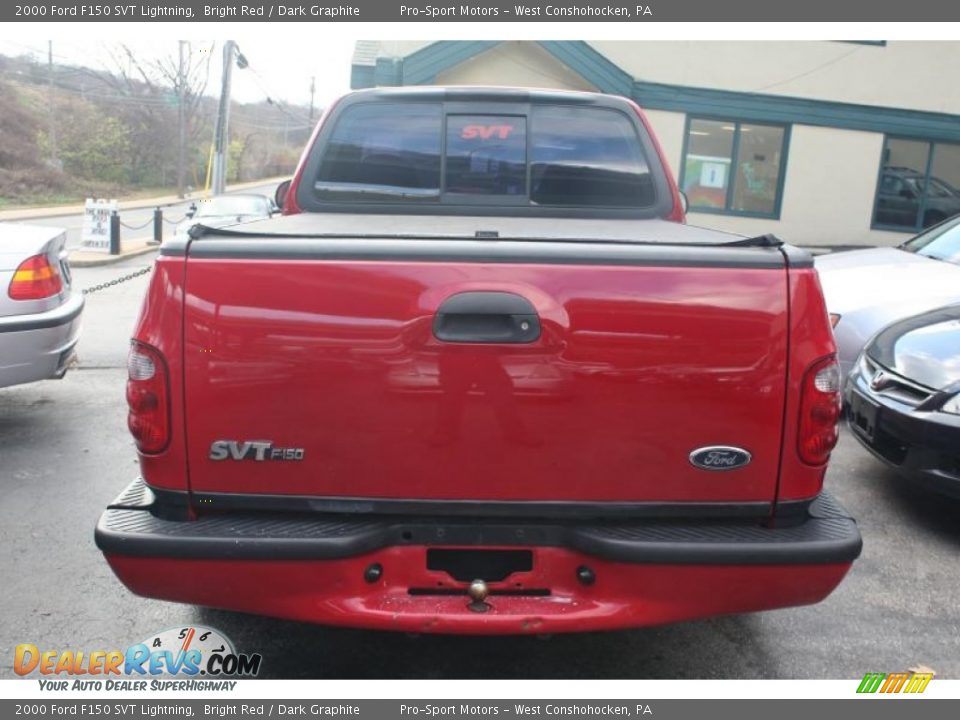 2000 Ford F150 SVT Lightning Bright Red / Dark Graphite Photo #14