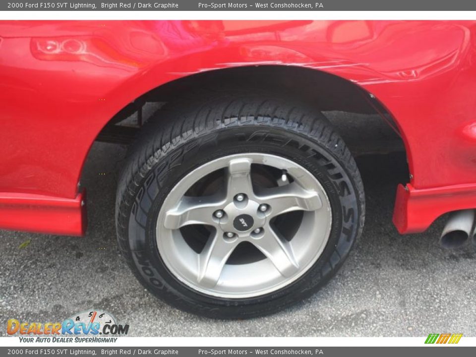 2000 Ford F150 SVT Lightning Bright Red / Dark Graphite Photo #15