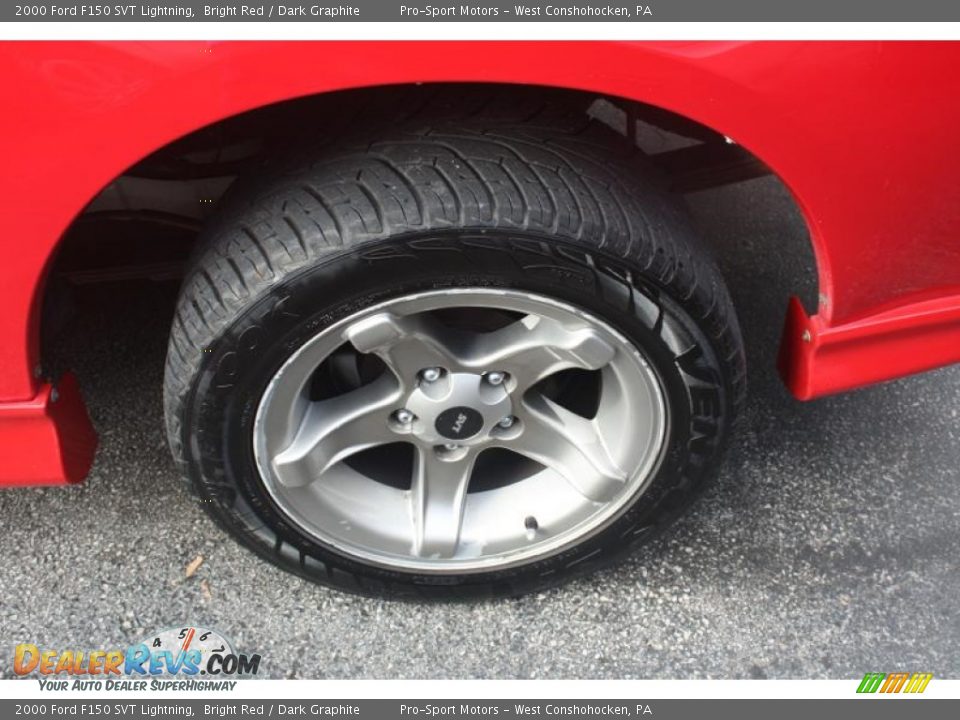 2000 Ford F150 SVT Lightning Bright Red / Dark Graphite Photo #18