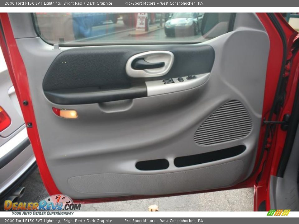 2000 Ford F150 SVT Lightning Bright Red / Dark Graphite Photo #19