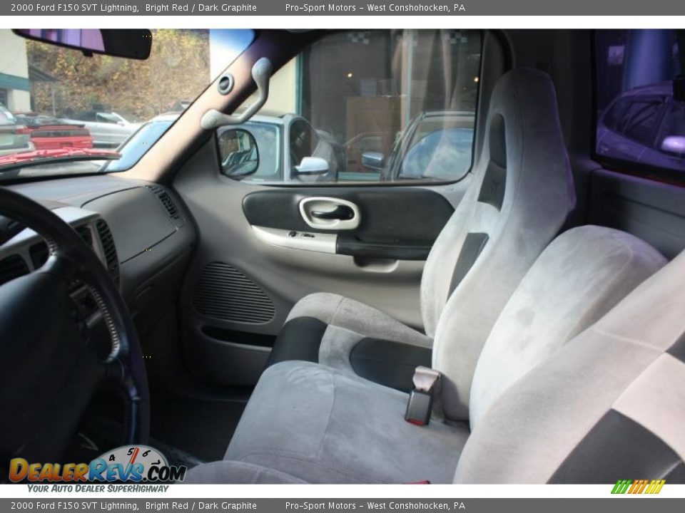 2000 Ford F150 SVT Lightning Bright Red / Dark Graphite Photo #21