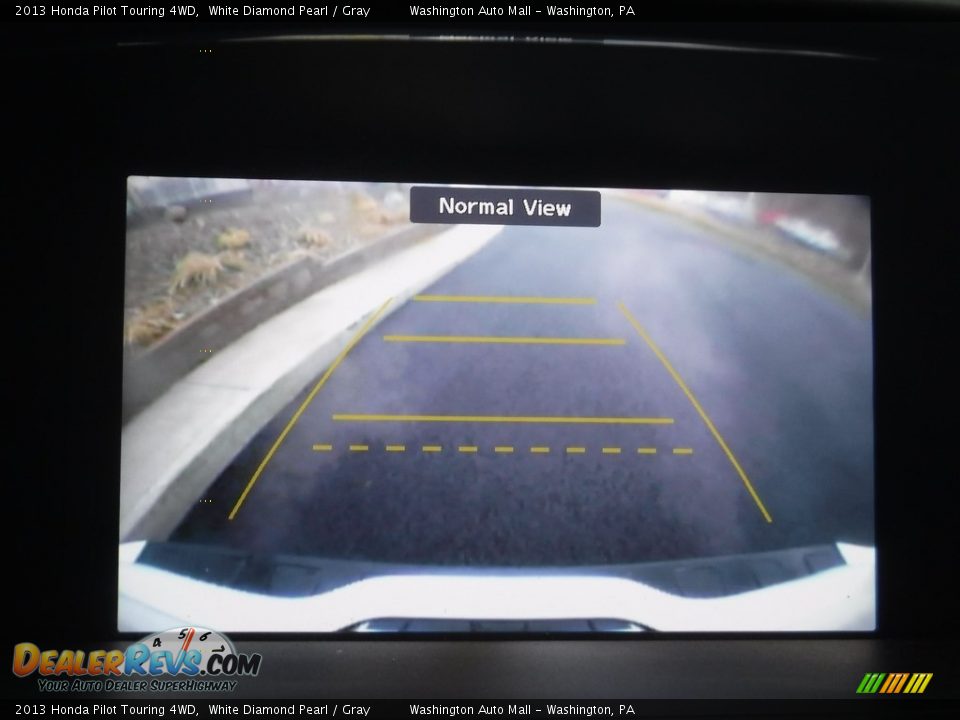 2013 Honda Pilot Touring 4WD White Diamond Pearl / Gray Photo #21