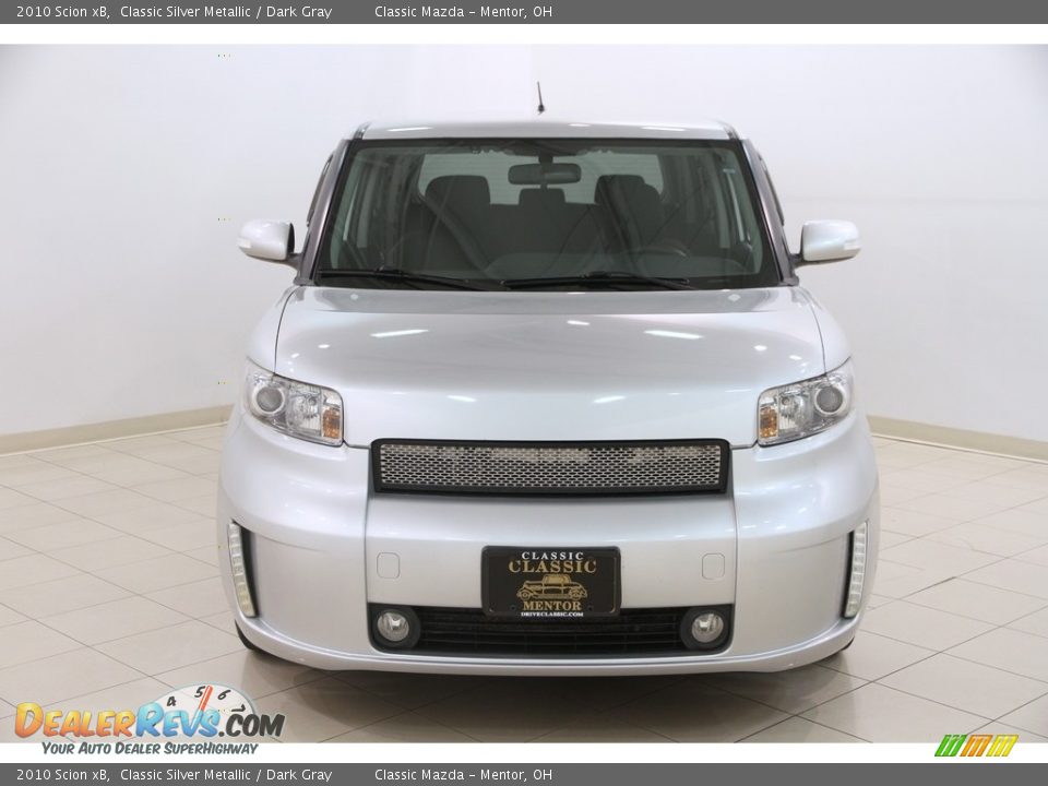 2010 Scion xB Classic Silver Metallic / Dark Gray Photo #2