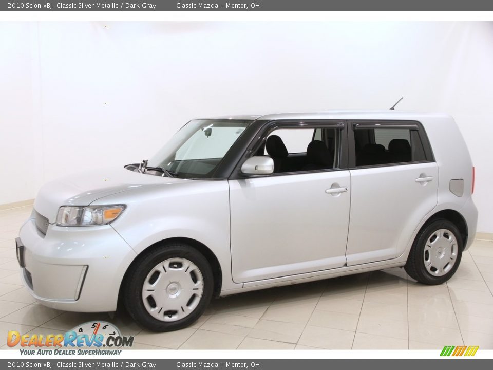 2010 Scion xB Classic Silver Metallic / Dark Gray Photo #3