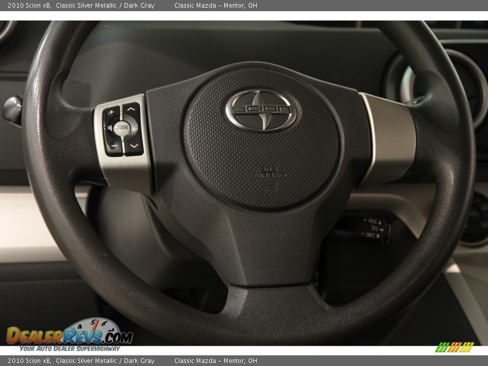 2010 Scion xB Classic Silver Metallic / Dark Gray Photo #6