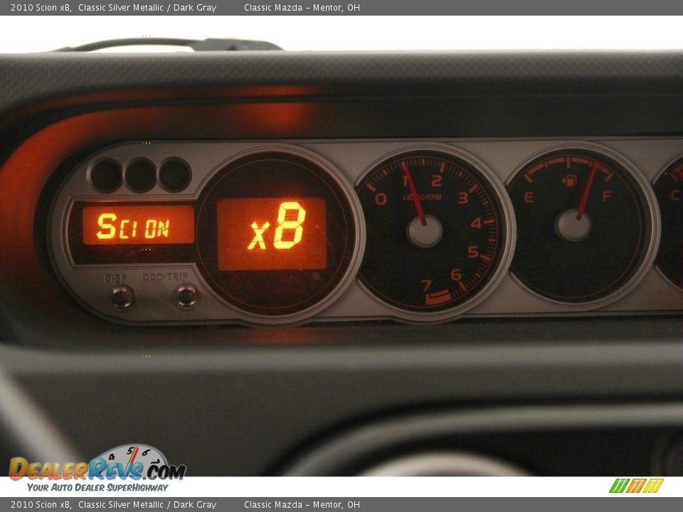 2010 Scion xB Classic Silver Metallic / Dark Gray Photo #7