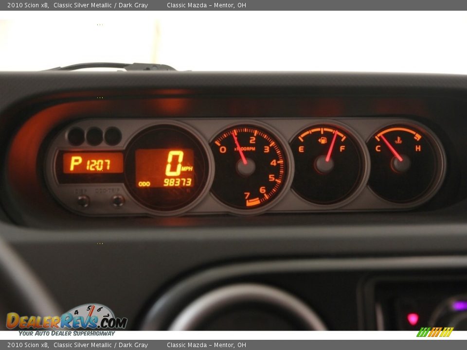 2010 Scion xB Classic Silver Metallic / Dark Gray Photo #8