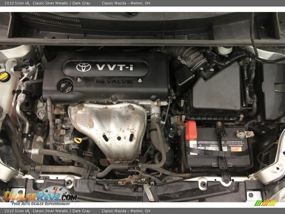 2010 Scion xB Classic Silver Metallic / Dark Gray Photo #15