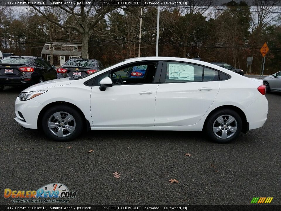 2017 Chevrolet Cruze LS Summit White / Jet Black Photo #3