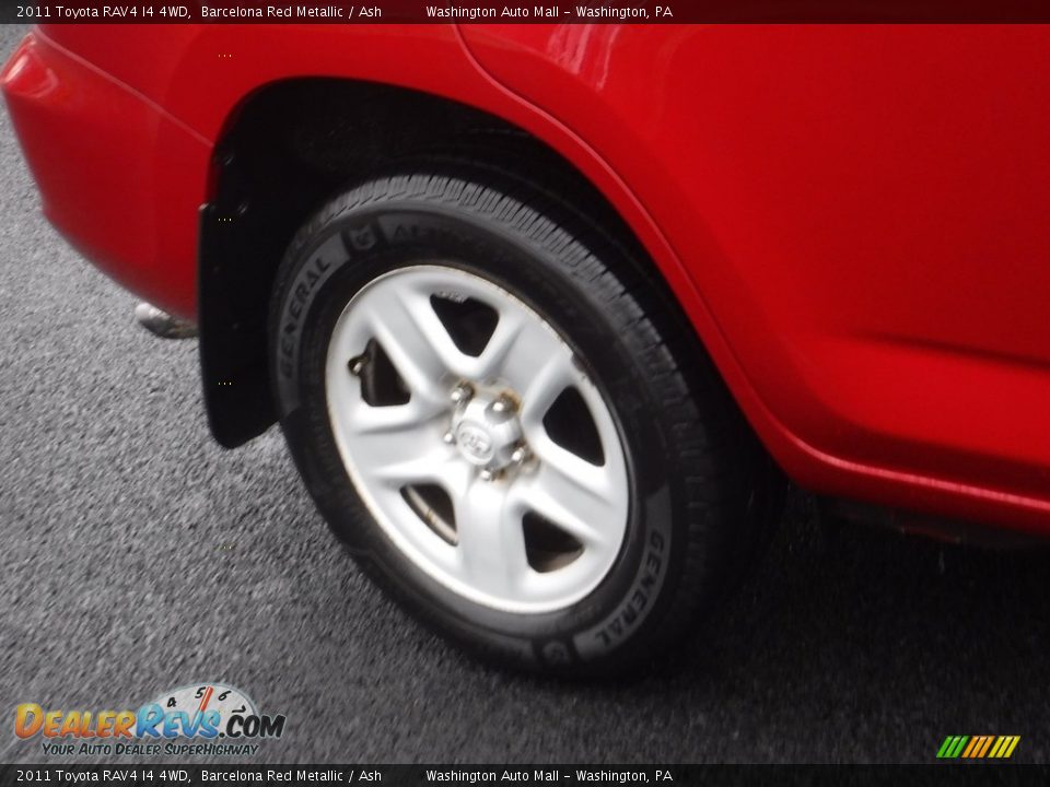 2011 Toyota RAV4 I4 4WD Barcelona Red Metallic / Ash Photo #3