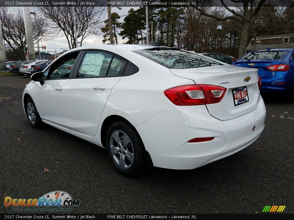 2017 Chevrolet Cruze LS Summit White / Jet Black Photo #4