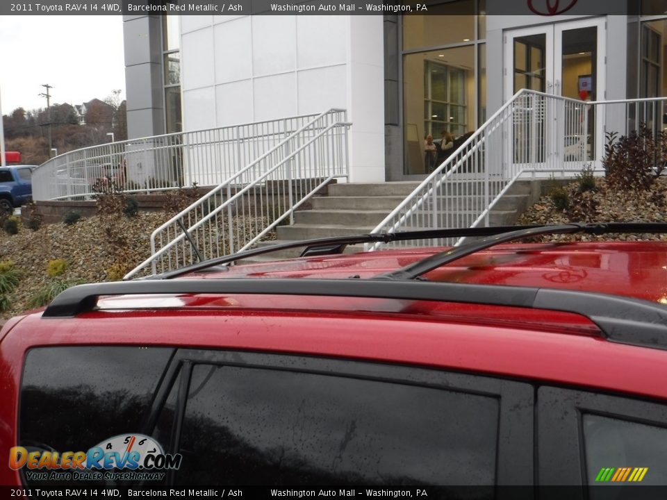 2011 Toyota RAV4 I4 4WD Barcelona Red Metallic / Ash Photo #4