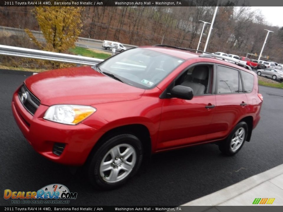 2011 Toyota RAV4 I4 4WD Barcelona Red Metallic / Ash Photo #6