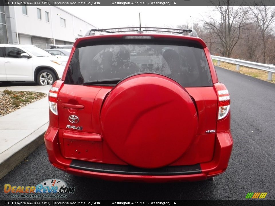 2011 Toyota RAV4 I4 4WD Barcelona Red Metallic / Ash Photo #7